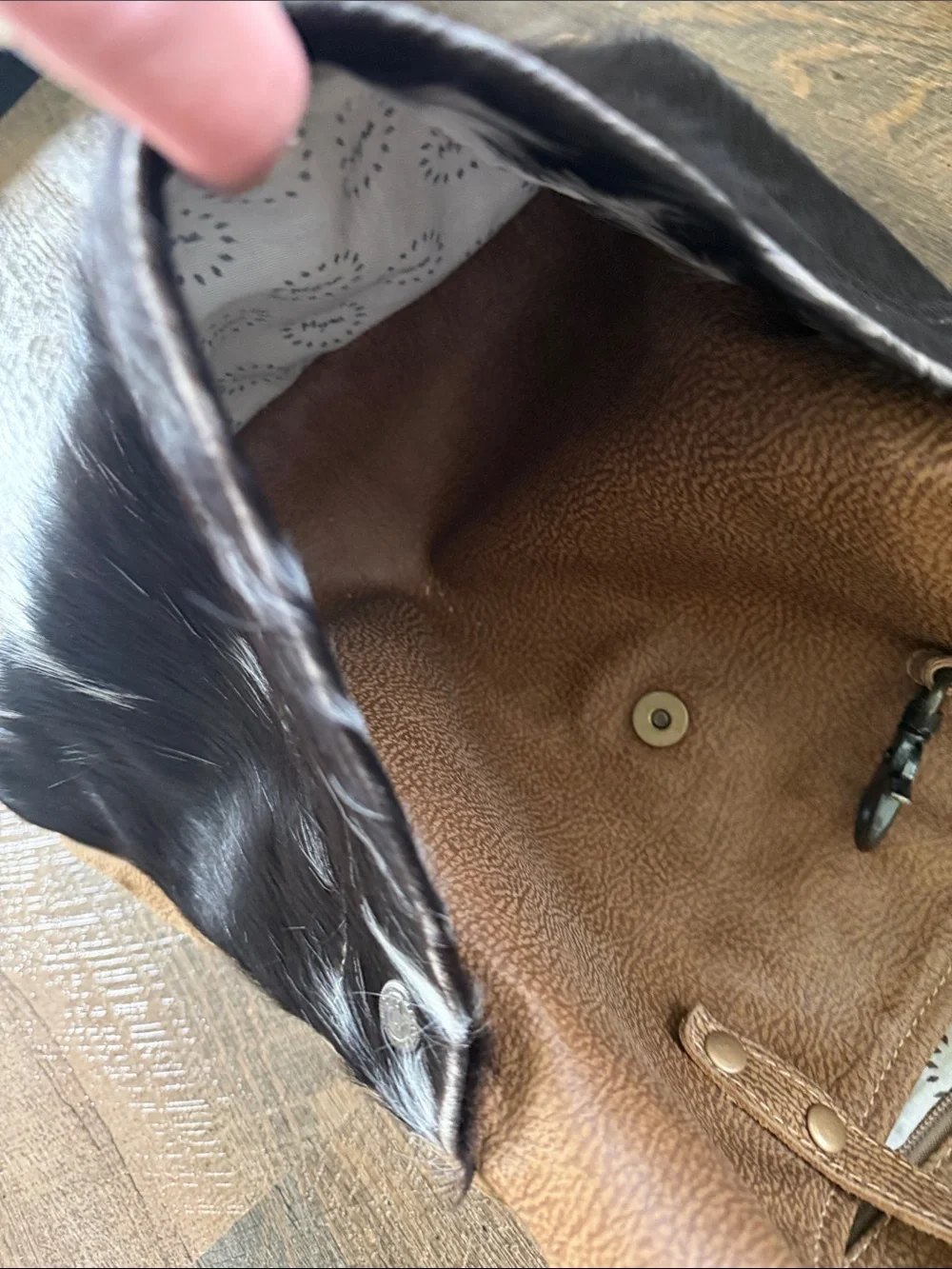 Myra Bag Cocoa Leather & Hair On Tote Bag